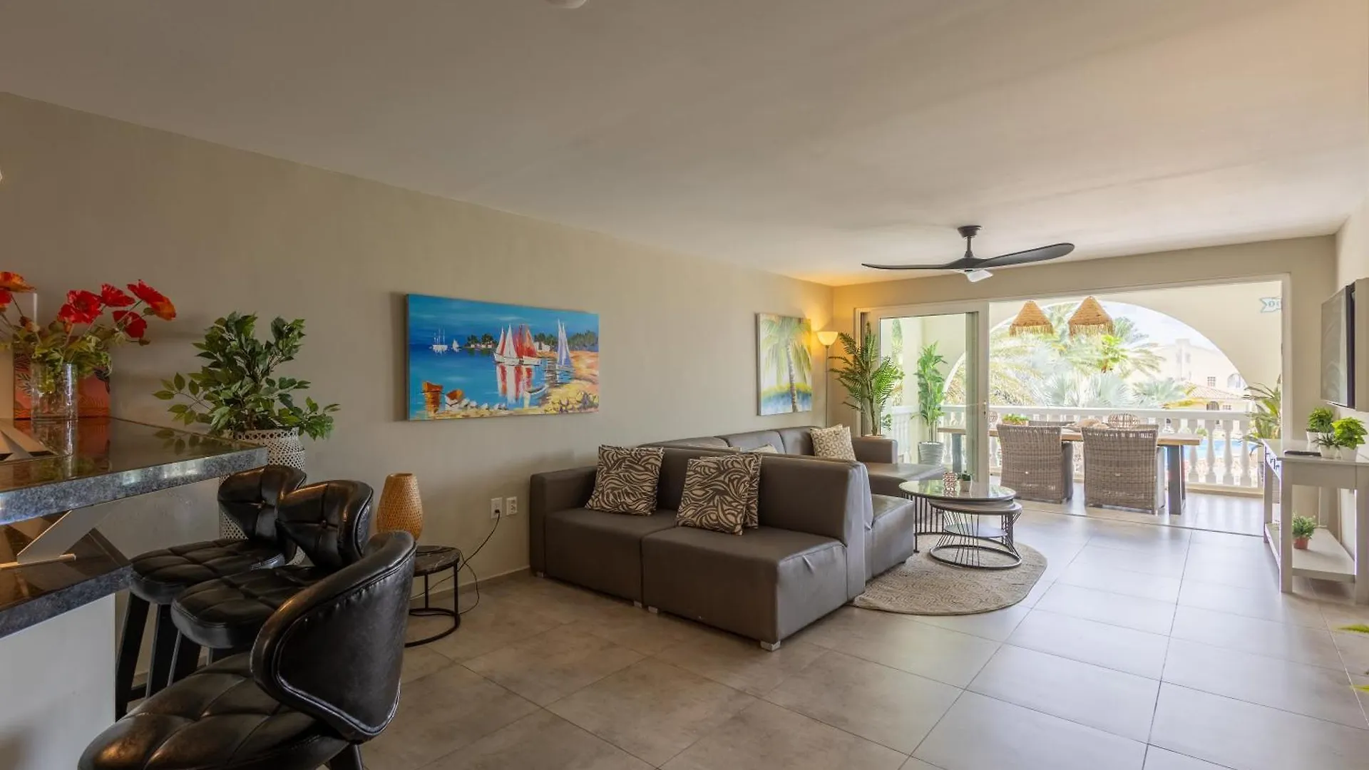 公寓 Appartement Flamboyan Op Ocean Resort, Mambo Curacao 威廉斯塔德 库拉索